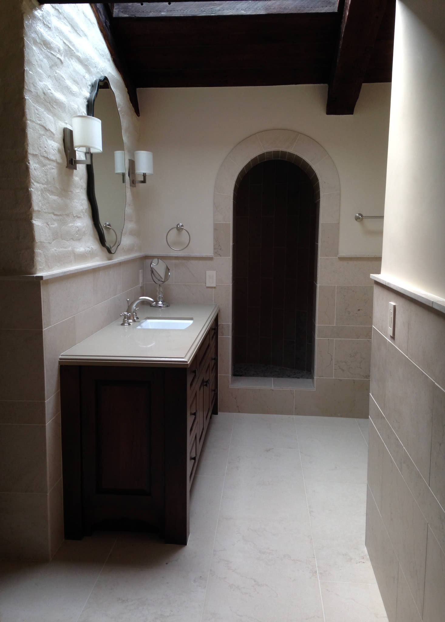 Stone and tile remodels by Michelangelo Enterprises, San Diego, California